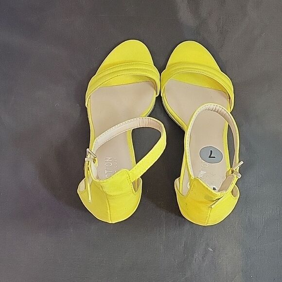 BRAND NEW REACTION KENNETH WOMEN'S CHUNKY HIGH HEEL SANDALS  OPEN TOE SANDAL G1 - Picture 6 of 16